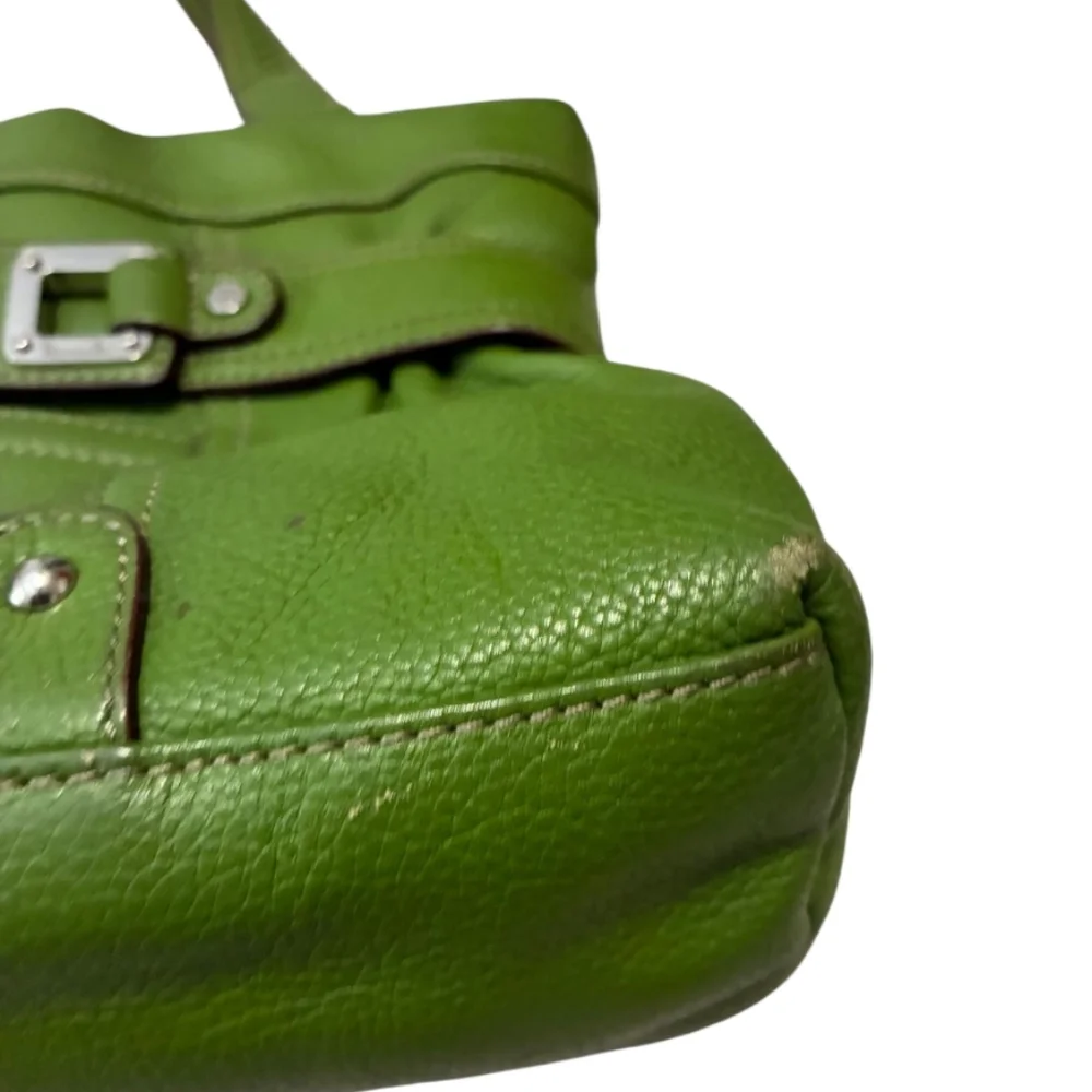 Tignanello Forest Green Leather Shoulder Bag - Picture 5 of 16